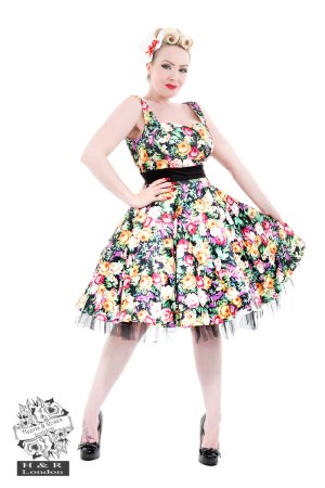 Night Bloom Swing Dress